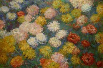 Claude Oscar Monet : Chrysanthemums III